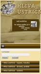 Mobile Screenshot of hliva-ustricna.cz